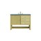 James Martin Vanities Single 48'' Single Vanity, Sunwashed Oak w/ 3 CM Parisien Bleu Quartz Top D404-V48-SWO-3PBL - alternate 1